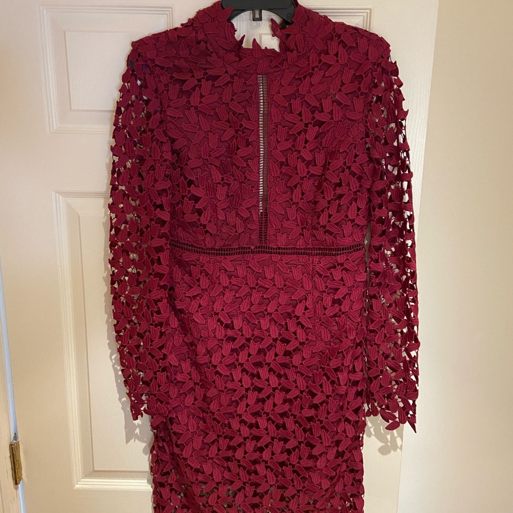 Bardot Burgundy Dress Size 8/M